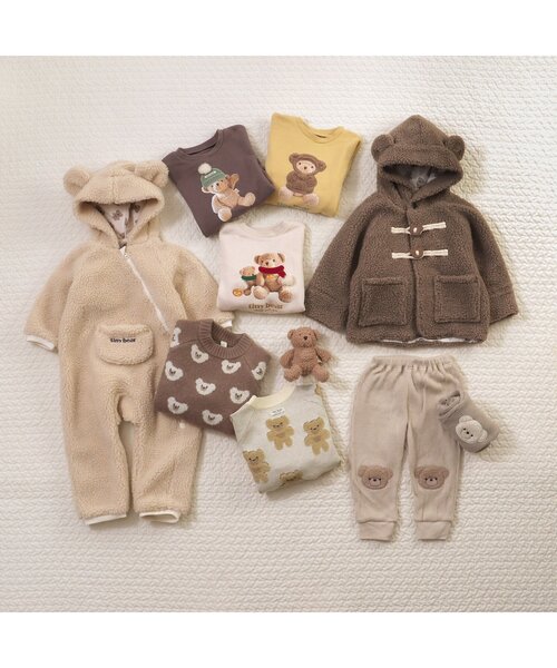 apres les cours(アプレレクール)の「tiny bear ジャガードニット_ウォッシャブル(ニット/セーター・キッズ・アイボリー/ブラウン・100/120/90)」の19枚目の写真