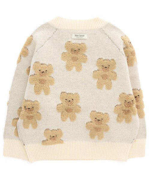 apres les cours(アプレレクール)の「tiny bear ジャガードニット_ウォッシャブル(ニット/セーター・キッズ・アイボリー/ブラウン・100/120/90)」の7枚目の写真