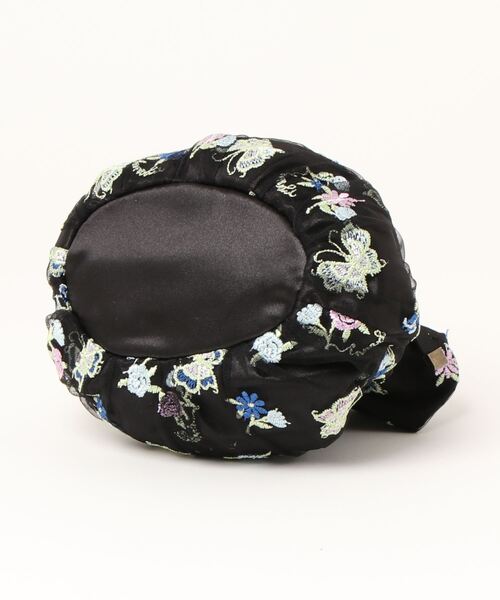 ANNA SUI（アナスイ）の「チュール巾着ポーチ（ポーチ・レディース・ブラック/パープル・FREE）」の4枚目の写真