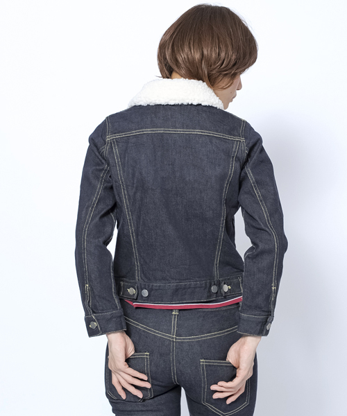 MILKFED.（ミルクフェド）の「DENIM JACKET（ブルゾン・レディース・インディゴブルー・SMALL/MEDIUM）」の3枚目の写真