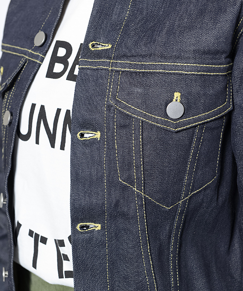MILKFED.（ミルクフェド）の「DENIM JACKET（ブルゾン・レディース・インディゴブルー・SMALL/MEDIUM）」の5枚目の写真