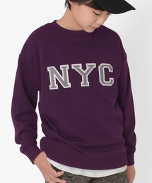 GLAZOS | 裏シャギー・ワッペントレーナー(スウェット)