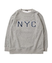 GLAZOS | 裏シャギー・ワッペントレーナー(スウェット)