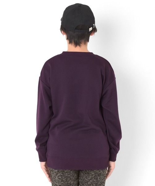GLAZOS（グラソス）の「裏シャギー・ワッペントレーナー（スウェット・キッズ・グレー/カーキ/パープル・170cm/150cm/160cm/140cm）」の5枚目の写真