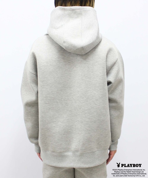 PLAYBOY（プレイボーイ）の「【GOLF】ゴルフウェア　PLAYBOYボンディングパーカー（パーカー・メンズ・ブラック/グレー・M/L/XL）」の7枚目の写真