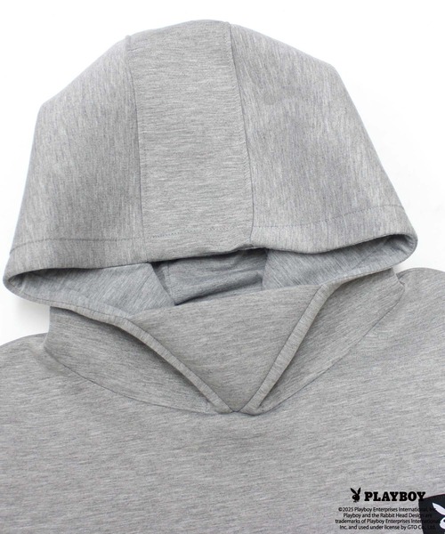 PLAYBOY（プレイボーイ）の「【GOLF】ゴルフウェア　PLAYBOYボンディングパーカー（パーカー・メンズ・ブラック/グレー・M/L/XL）」の8枚目の写真