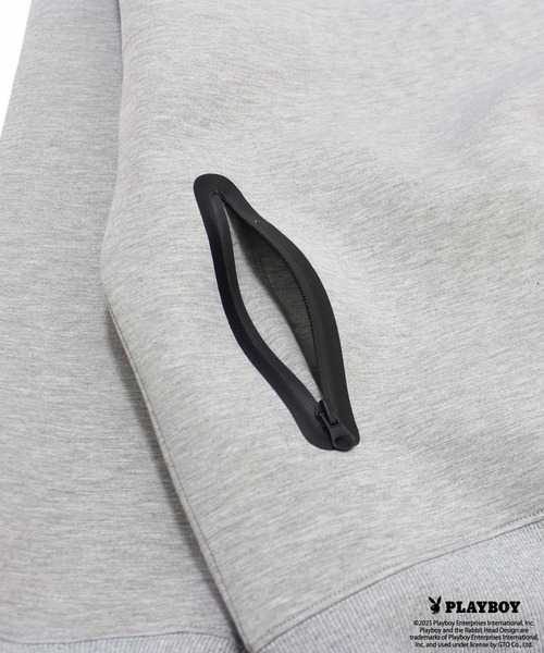 PLAYBOY（プレイボーイ）の「【GOLF】ゴルフウェア　PLAYBOYボンディングパーカー（パーカー・メンズ・ブラック/グレー・M/L/XL）」の13枚目の写真