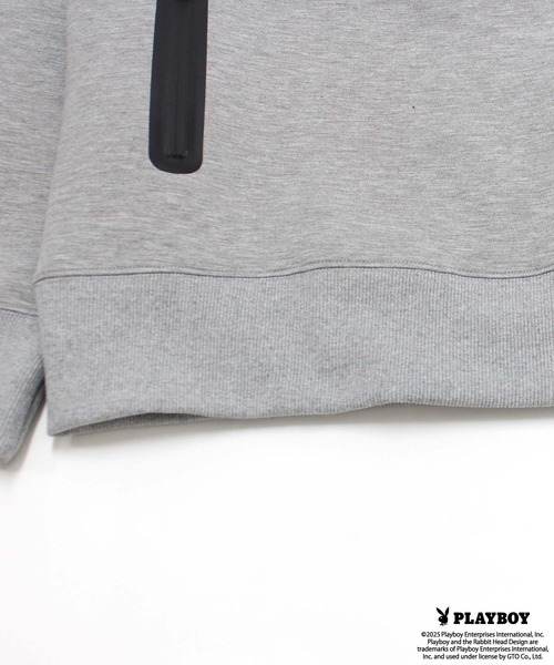 PLAYBOY（プレイボーイ）の「【GOLF】ゴルフウェア　PLAYBOYボンディングパーカー（パーカー・メンズ・ブラック/グレー・M/L/XL）」の15枚目の写真
