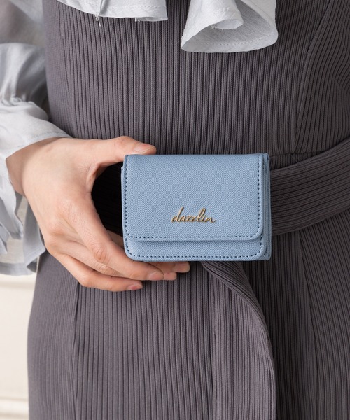 dazzlin（ダズリン）の「dazzlin/ダズリン　サフィアーノ フラワー柄プリント三つ折りミニウォレット（財布・レディース・ベージュ系その他/ブルー系その他/アイボリー/ピンク系その他/ブラック・FREE）」の19枚目の写真