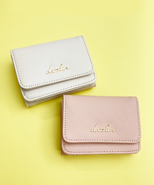 dazzlin（ダズリン）の「dazzlin/ダズリン　サフィアーノ フラワー柄プリント三つ折りミニウォレット（財布・レディース・ベージュ系その他/ブルー系その他/アイボリー/ピンク系その他/ブラック・FREE）」の12枚目の写真