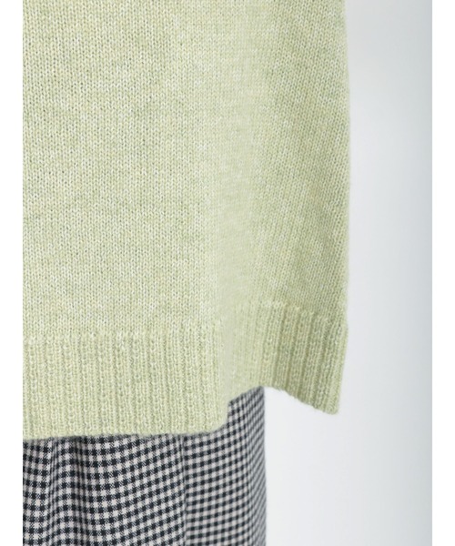 Samansa Mos2（サマンサ モスモス）の「花柄ジャカードニットカーディガン（カーディガン/ボレロ・レディース・グリーン/レッド/チャコール/キナリ・ﾌﾘ-）」の18枚目の写真