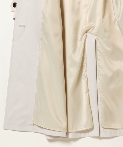 B:MING by BEAMS（ビーミングバイビームス）の「B:MING by BEAMS / 撥水 スタンド コート（トレンチコート・レディース・ベージュ/ホワイト系その他/グリーン系その他・MEDIUM/SMALL）」の14枚目の写真