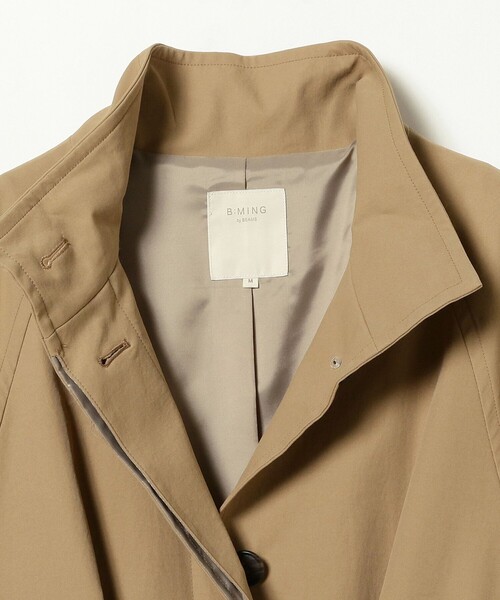 B:MING by BEAMS（ビーミングバイビームス）の「B:MING by BEAMS / 撥水 スタンド コート（トレンチコート・レディース・ベージュ/ホワイト系その他/グリーン系その他・MEDIUM/SMALL）」の20枚目の写真