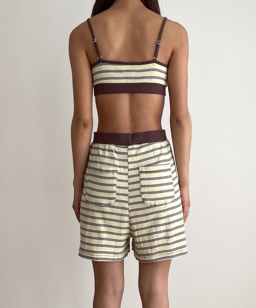 Miller(ミラー) パネルリブブラトップ＆ショーツSET