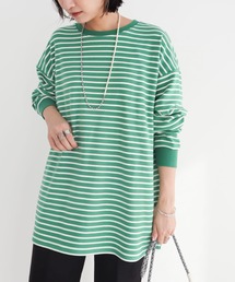 Green　Parks | 起毛スムースボーダープルオーバー(Tシャツ/カットソー)