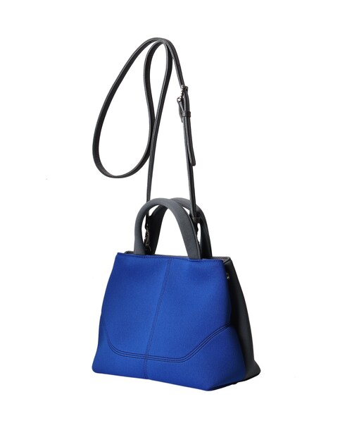 HIROKO HAYASHI（ヒロコハヤシ）の「◆SPUGNA(スプーニャ)2wayバッグ（ハンドバッグ・レディース・ホワイト系5/ブルー系4・00）」の3枚目の写真