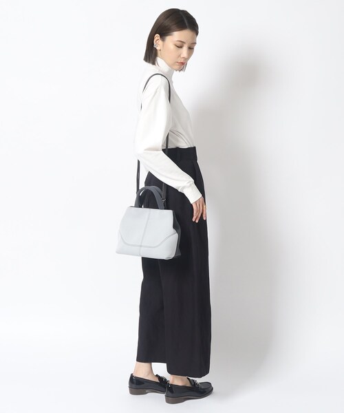 HIROKO HAYASHI（ヒロコハヤシ）の「◆SPUGNA(スプーニャ)2wayバッグ（ハンドバッグ・レディース・ホワイト系5/ブルー系4・00）」の11枚目の写真