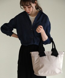 aity（アイティ）の「リボンハンドル/ナイロントートバッグ（トートバッグ）」