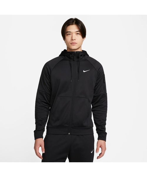 NIKE(ナイキ)の「NIKE/ナイキ TF フルジップ L/S フーディ(パーカー・メンズ・ブルー/ベージュ/ブラック・L/2XL/XL/M/S)」の1枚目の写真