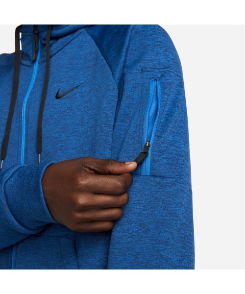 NIKE(ナイキ)の「NIKE/ナイキ TF フルジップ L/S フーディ(パーカー・メンズ・ブルー/ベージュ/ブラック・L/2XL/XL/M/S)」の15枚目の写真
