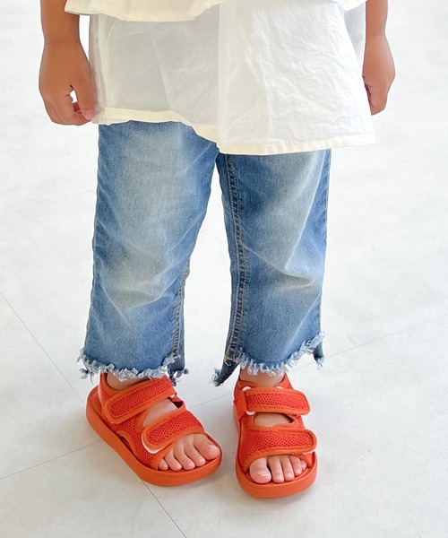 AmiAmi（アミアミ）の「キッズスポーツサンダル/軽量メッシュ素材（サンダル・キッズ・ピンク/ホワイト/オレンジ/ブラック/ダークグレー/ラベンダー/キャメル・14cm/16cm/18cm/15cm/17cm/19cm/20cm/21cm/22cm/23cm）」の19枚目の写真