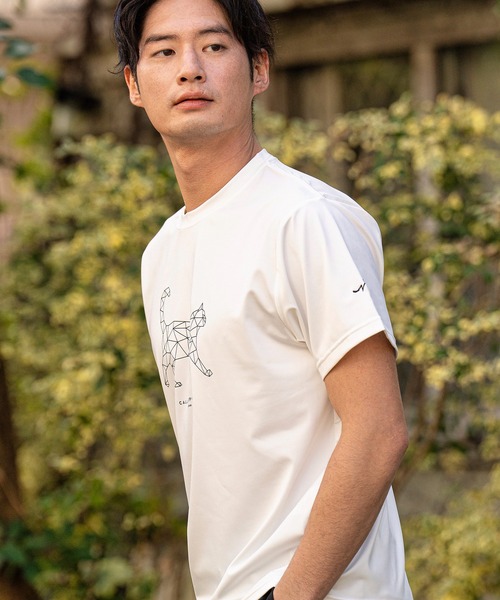 CALL&RESPONSE(コールアンドレスポンス)の「mt8221-プリント半袖TEE-ネコ(Tシャツ/カットソー・メンズ・ブラック/ホワイト・1/5/2/4)」の5枚目の写真