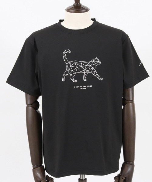 CALL&RESPONSE(コールアンドレスポンス)の「mt8221-プリント半袖TEE-ネコ(Tシャツ/カットソー・メンズ・ブラック/ホワイト・1/5/2/4)」の9枚目の写真