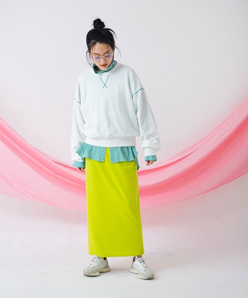 bohmal（ボマール）の「ボリュームスリーブワッペン付きスウェット（スウェット・レディース・グレー/ホワイト/ブラック・FREE）」の21枚目の写真