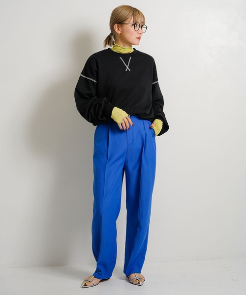 bohmal（ボマール）の「ボリュームスリーブワッペン付きスウェット（スウェット・レディース・グレー/ホワイト/ブラック・FREE）」の16枚目の写真