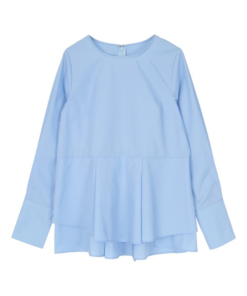 UR'S（ユアーズ）の「イレギュラーヘムペプラムトップス（Tシャツ/カットソー・レディース・グリーン/ブラック/ホワイト/ブルー・M/S/L）」の21枚目の写真