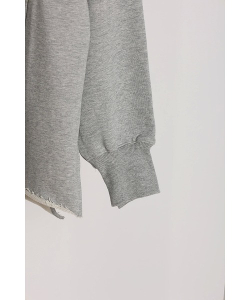 WoM(ワム)の「BACK OPEN SWEAT(スウェット・レディース・スミクロ/オフホワイト/グレー/ライトブルー・FREE)」の12枚目の写真