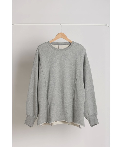 WoM(ワム)の「BACK OPEN SWEAT(スウェット・レディース・スミクロ/オフホワイト/グレー/ライトブルー・FREE)」の17枚目の写真