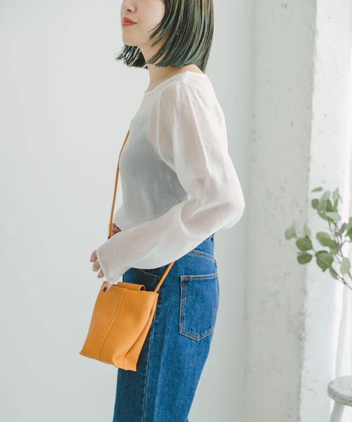 ITEMS URBANRESEARCH(アイテムズ アーバンリサーチ)の「シアープルオーバー(Tシャツ/カットソー・レディース・ブルー/オフホワイト/ブラック・FREE)」の19枚目の写真