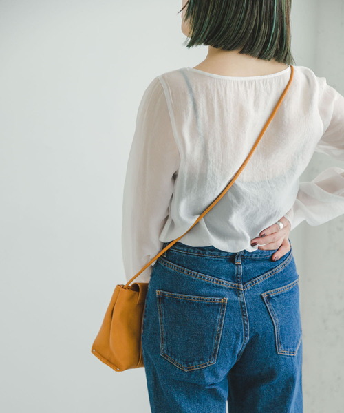 ITEMS URBANRESEARCH(アイテムズ アーバンリサーチ)の「シアープルオーバー(Tシャツ/カットソー・レディース・ブルー/オフホワイト/ブラック・FREE)」の21枚目の写真