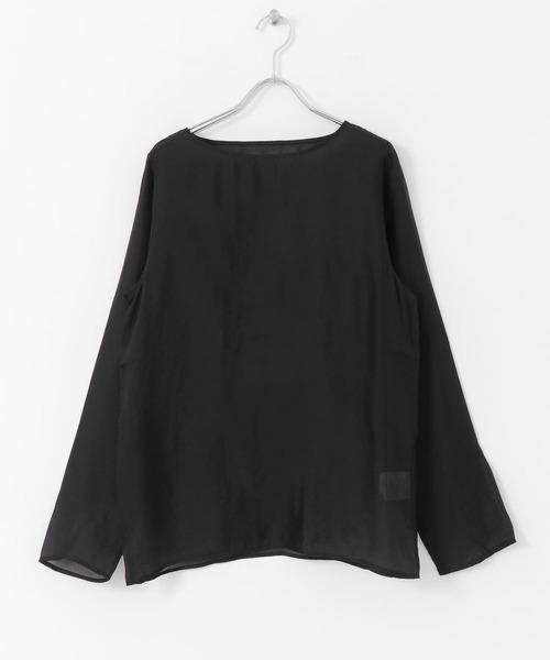 ITEMS URBANRESEARCH(アイテムズ アーバンリサーチ)の「シアープルオーバー(Tシャツ/カットソー・レディース・ブルー/オフホワイト/ブラック・FREE)」の16枚目の写真