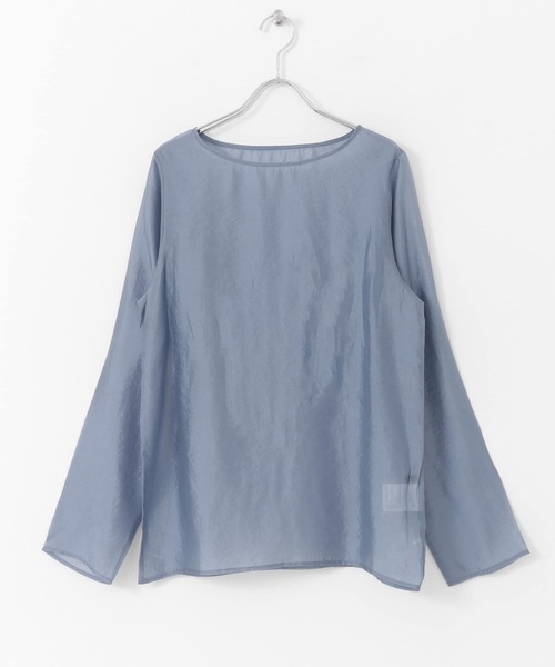 ITEMS URBANRESEARCH(アイテムズ アーバンリサーチ)の「シアープルオーバー(Tシャツ/カットソー・レディース・ブルー/オフホワイト/ブラック・FREE)」の17枚目の写真