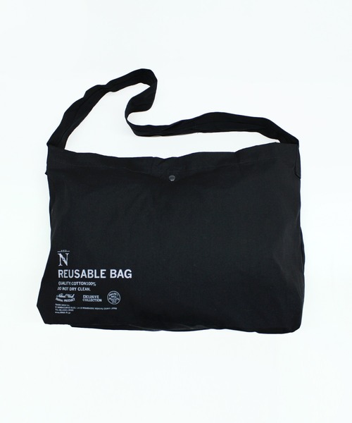 RNA-N（アールエヌエーエヌ）の「E4905 ＮリユーザブルショルダーＢＡＧ（ショルダーバッグ・レディース・ホワイト/ブラック/グレイッシュベージュ・FREE）」の2枚目の写真