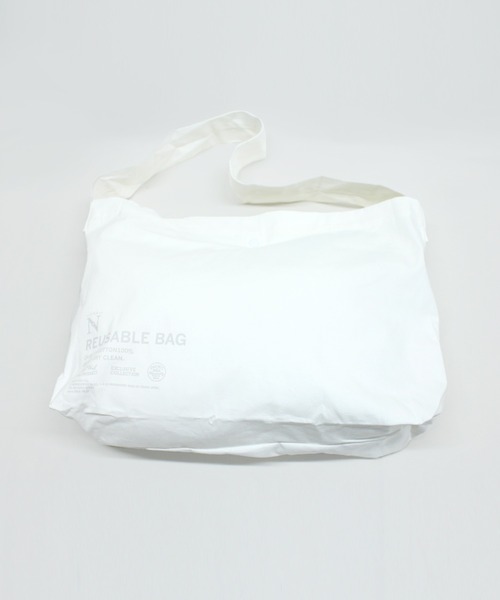 RNA-N（アールエヌエーエヌ）の「E4905 ＮリユーザブルショルダーＢＡＧ（ショルダーバッグ・レディース・ホワイト/ブラック/グレイッシュベージュ・FREE）」の12枚目の写真