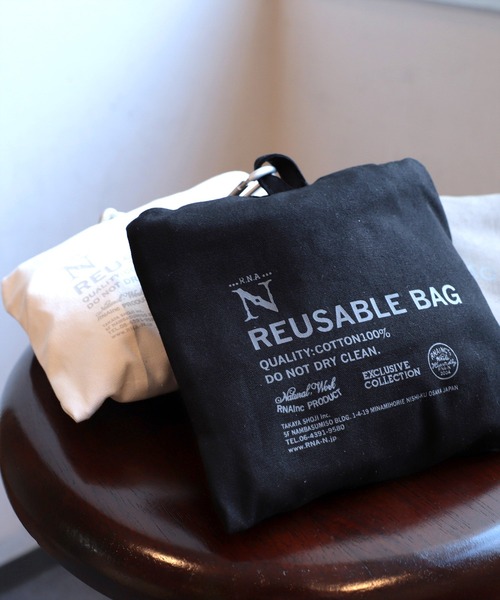 RNA-N（アールエヌエーエヌ）の「E4905 ＮリユーザブルショルダーＢＡＧ（ショルダーバッグ・レディース・ホワイト/ブラック/グレイッシュベージュ・FREE）」の17枚目の写真