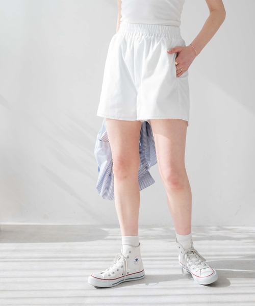 WEGO(ウィゴー)の「WEGO/【セットアップ対応】イージーショートパンツ(スラックス・レディース・その他1/サックスブルー/ブルー系その他4/ホワイト・FREE)」の17枚目の写真