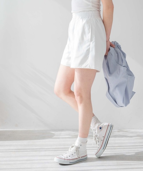 WEGO(ウィゴー)の「WEGO/【セットアップ対応】イージーショートパンツ(スラックス・レディース・その他1/サックスブルー/ブルー系その他4/ホワイト・FREE)」の18枚目の写真