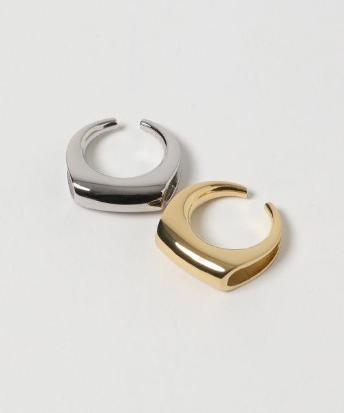 JEANASIS（ジーナシス）の「【ステンレス】トップスクエアリング/185687（リング・レディース・シルバー/ゴールド・SMALL/MEDIUM）」の10枚目の写真