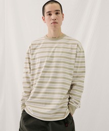 EKAL | ネイチャーボーダーロングスリーブTシャツ(Tシャツ/カットソー)