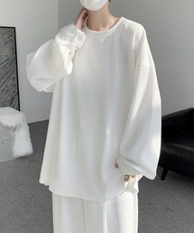 FVLMEN | 【FVLMEN】pleats balloon shirtsleeve tee/プリーツ バルーン シャツスリーブ T(Tシャツ/カットソー)