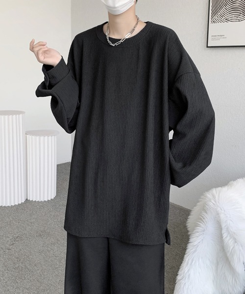 FVLMEN（フルメン）の「【FVLMEN】pleats balloon shirtsleeve tee/プリーツ バルーン シャツスリーブ T（Tシャツ/カットソー・メンズ・ホワイト/グリーン/ブラック・LARGE/X-LARGE/MEDIUM）」の17枚目の写真