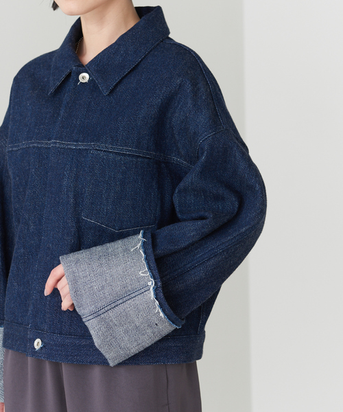 KURO（クロ）の「【KURO/クロ】CHORE DENIM JACKET ONE WASH