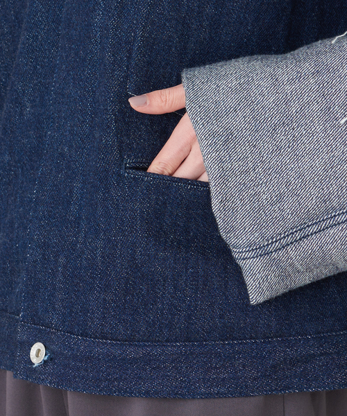 KURO（クロ）の「【KURO/クロ】CHORE DENIM JACKET ONE WASH