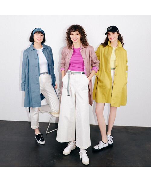 To b. by agnes b.(トゥービーバイアニエスベー)の「WU20 TS クロップドコンパクトTシャツ(Tシャツ/カットソー・レディース・イエロー・38/40)」の8枚目の写真