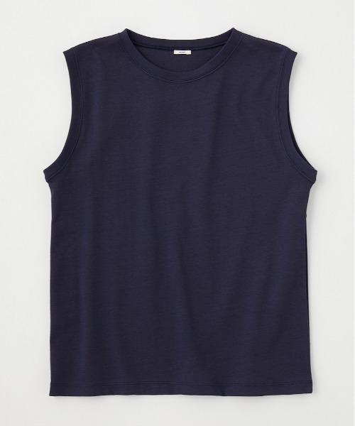 MOUSSY(マウジー)の「SUVIN GIZA BASIC タンクトップ(タンクトップ・レディース・ブルー/ブラック/グリーン/ライトオレンジ系/ホワイト/ライトグリーン/ネイビー/ホワイト系その他/ブラック系その他/ピンク/ライトパープル・1/2)」の7枚目の写真