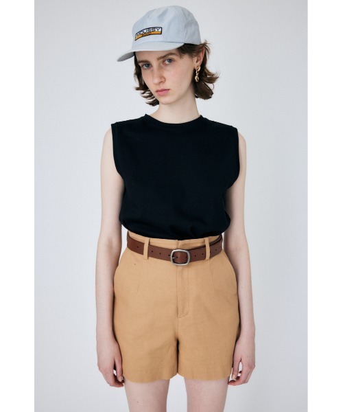 MOUSSY(マウジー)の「SUVIN GIZA BASIC タンクトップ(タンクトップ・レディース・ブルー/ブラック/グリーン/ライトオレンジ系/ホワイト/ライトグリーン/ネイビー/ホワイト系その他/ブラック系その他/ピンク/ライトパープル・1/2)」の13枚目の写真